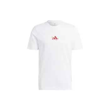 Adidas Футболка Aeroready Roland Garros, сухая теннисная футболка с коротким рукавом, мужская, белая HT5227 XXL