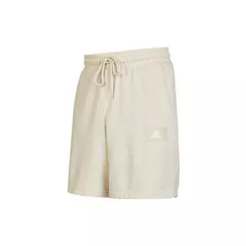 Adidas FW22 однотонные повседневные шорты с прямыми штанинами и принтом логотипа, мужские брюки бежевого цвета HZ7029 XXL