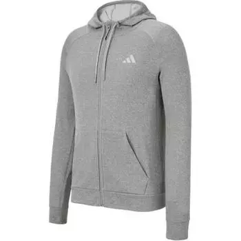 Adidas FW24 Бренд Логотип Открытый Повседневный Спортивный Застежка-молния Толстовка Мужские толстовки Серый IW8394 M