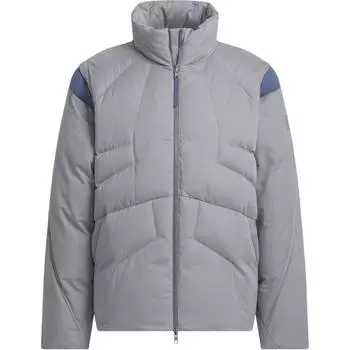 Adidas FW24 FUSTL Series P DJK Mid Съемный логотип Теплый спортивный повседневный пуховик Мужская куртка Серый JM6174 L