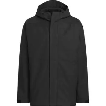 Adidas FW24 M Tran Jacket 2 Водонепроницаемая спортивная повседневная свободная куртка с капюшоном мужская куртка черного цвета JM9154 M