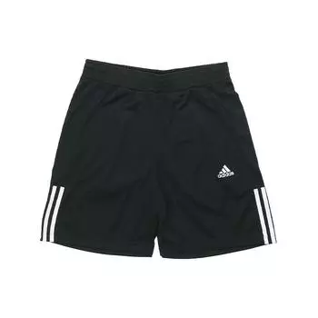 Adidas Galaxy Тканые шорты со средней талией из эластичного полиэстера в полоску Мужские брюки черные D84687 L