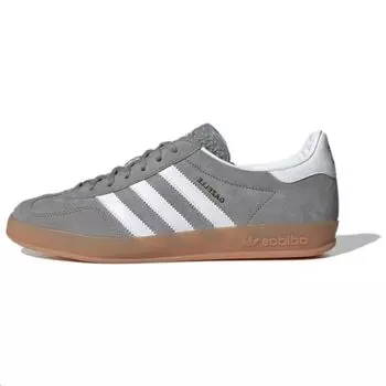 Adidas Gazelle Indoor Low Grey Three Gum Мужские кроссовки Cloud-White ID0978 44