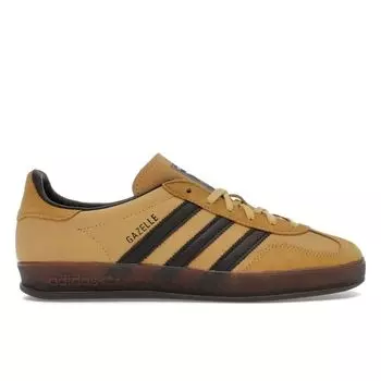 Adidas Кроссовки унисекс Gazelle Indoor Oat темно-коричневые бежевые IH4771 36