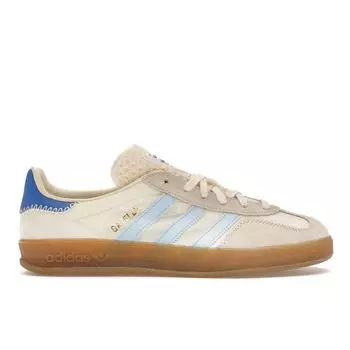 adidas Gazelle Indoor Off White Clear Sky Мужские кроссовки Кремово-синие JI2004 43