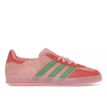 adidas Gazelle Indoor Pink Spark Preloved Green Женские кроссовки Semi-Pink-Spark Preloved-Scarlet IG6782 38