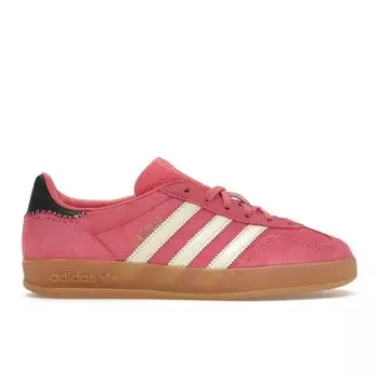 adidas Gazelle Indoor Rose Tone Collegiate Green Женские кроссовки Pink Off-White JI2014 38