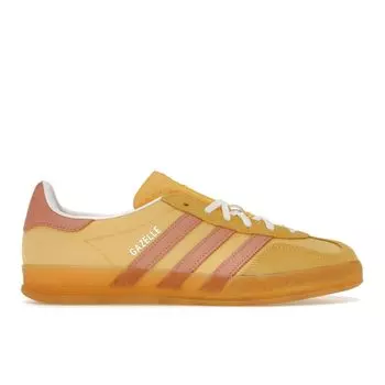 Adidas Gazelle Indoor Semi Spark Wonder Clay Женские кроссовки Yellow Cloud-White IE2959 40