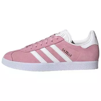 Adidas Gazelle Pink Glow Женские кроссовки Cloud-White Gold-Metallic HQ4412 38