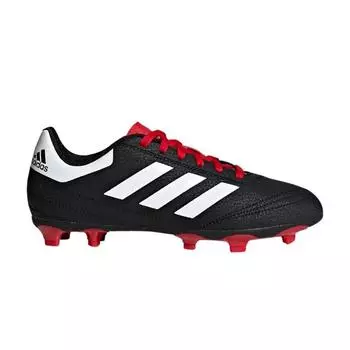 adidas Goletto 6 FG J Core Black White Детские кроссовки Cloud-White Scarlet G26367 27