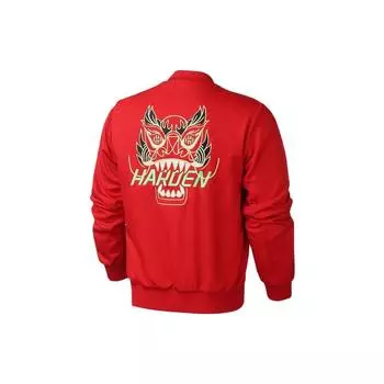 Adidas Голова Тигра Вышивка Спортивная Повседневная Куртка Мужская Верхняя Одежда Красный FP8309 XL
