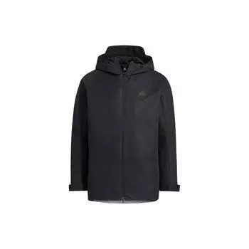 Adidas Gradient Logo Print Hooded Jacket Мужская верхняя одежда Черный HY5829 M