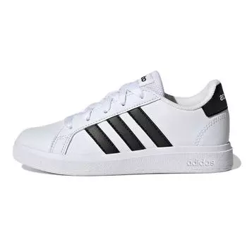 Adidas Grand Court 2.0 Big Kid White Black Детские кроссовки Cloud-White Core-Black GW6511 28