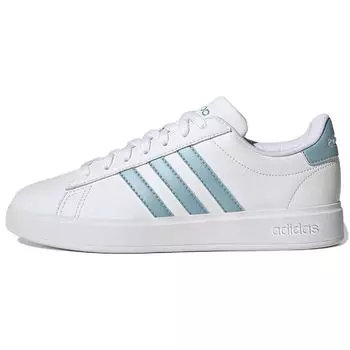 Adidas Grand Court 2.0 White Blue Мужские кроссовки Cloud-White Halo-Blue GW9216 37