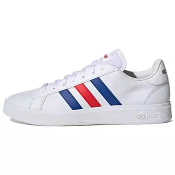 Adidas Grand Court TD White Blue Red Мужские кроссовки Cloud-White Royal-Blue Vivid-Red GW9252 44