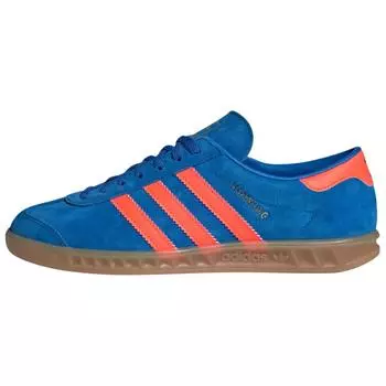 Adidas Hamburg Blue Bird Solar Orange женские кроссовки Gum IH5471 36