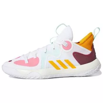 adidas Harden Stepback 2 White Semi Solar Gold Мужские кроссовки Cloud-White Halo-Mint GV7710 44