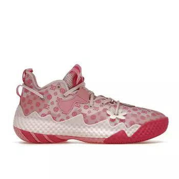 Adidas Харден Том. Детские кроссовки 6 J Clear Pink Monogram Cloud-White Team-Real-Magenta GV7059