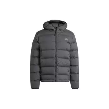 Adidas Helionic Stretch Hooded Down Jacket Мужская верхняя одежда Черный IK3174 M