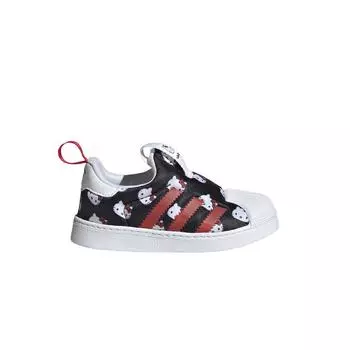 Adidas Hello Kitty x Superstar 360 I Allover Print Детские кроссовки Black Cloud-White Core-Black GY9214