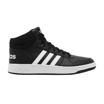 Adidas Hoops 2.0 Mid Black White Мужские кроссовки Core-Black Cloud-White FY8618 41