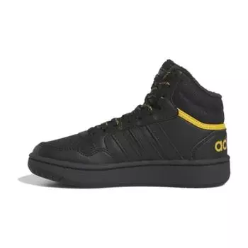Adidas Hoops 3.0 Mid J Black Preloved Yellow Детские кроссовки Core-Black IF7736 29