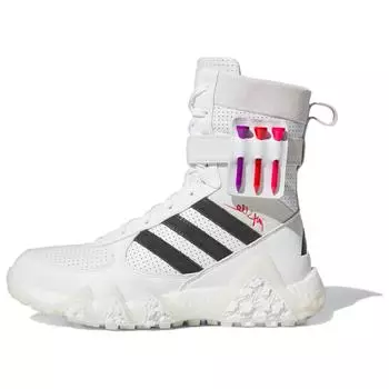 Adidas Jay3lle x CodeChaos Boot Spikeless Golf White Black Женские кроссовки Cloud-White Core-Black Screaming-Pink IH2726 36