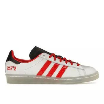 Adidas Кроссовки Howlin Rays x Campus 80s Adilicious City Series Unisex White Chalk-White Vivid-Red FZ6566 42