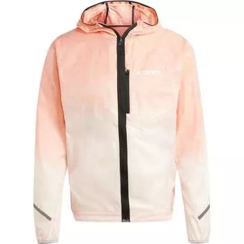 Adidas Куртка Xperior Light Windweave для бега по пересеченной местности, легкая, с капюшоном, на молнии, с длинным рукавом, мужская куртка Half-Impact, оранжевая IT3434 M