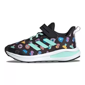 Adidas LEGO x FortaRun Little Kid Dots — Черные детские кроссовки Core-Black Clear-Mint Cloud-White FZ0399 29