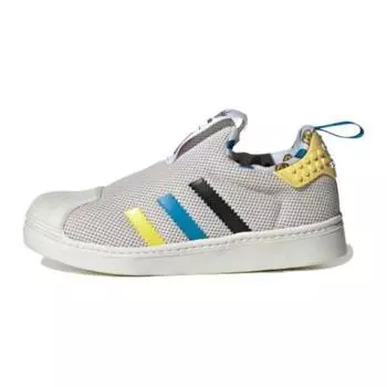 Adidas LEGO X Originals Superstar 360 нескользящие прочные низкие детские кроссовки детские кроссовки бежевые IF2919 34