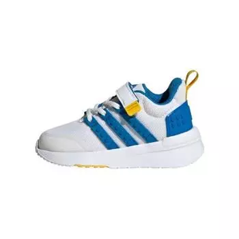 Adidas LEGO x Racer TR21 EL I White Shock Blue Детские кроссовки Cloud-White Equipment-Yellow IF2891 23