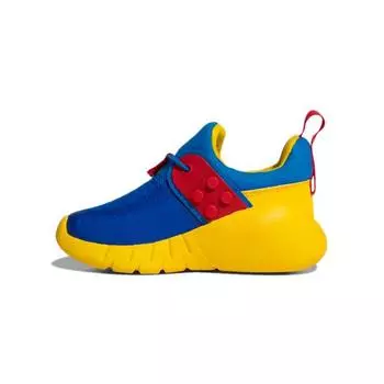 Adidas LEGO x RapidaZen J Shock Blue Equipment Желтые детские кроссовки Red FX9563 21