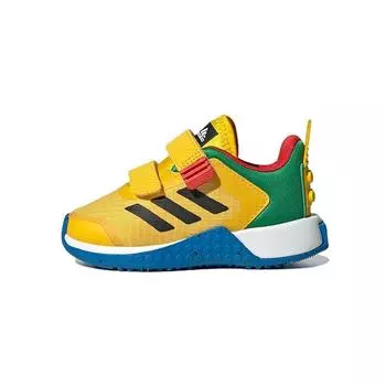 Adidas LEGO x Sport DNA I Equipment Желтые детские кроссовки Core-Black Shock-Blue HQ1308 24