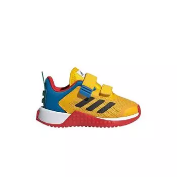 Adidas LEGO x Sport Infant Equipment Желтые детские кроссовки Core-черный красный FY8441