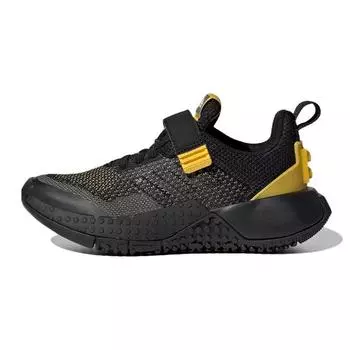 Adidas LEGO x Sport Pro J Black Equipment Желтые детские кроссовки Core-Black GW8124 28