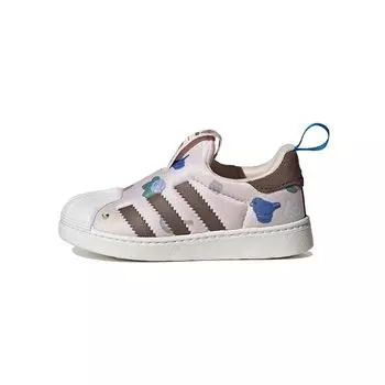 adidas LEGO x Superstar 360 I Allover Print — Детские кроссовки Wonder Quartz Pink Earth-Strata Blue-Royal IF2169 19