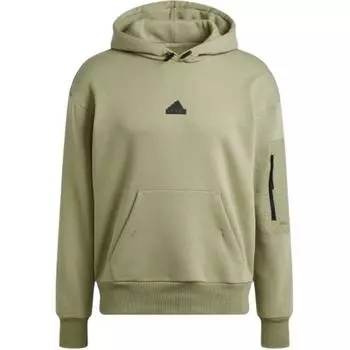 Adidas Удобная повседневная толстовка с капюшоном с логотипом Tent-Green IV7422 XXXL