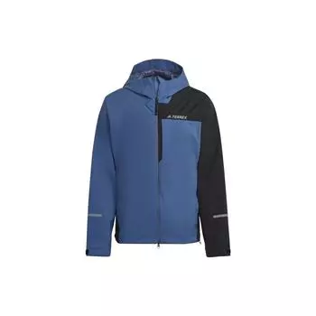Adidas Мужская куртка-дождевик Terrex Multi Rain.Rdy 2,5-слойная синяя HF3273 M