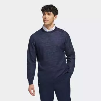 Adidas Мужская толстовка Golf Ultimate 365 Tour Flat Knit Crew Golf SweatShirt Hr7959 HR7959 (navy)/L