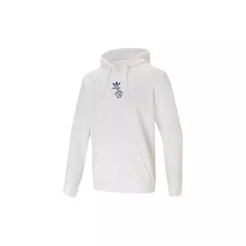 Adidas Мужская толстовка с капюшоном Originals Trefoil Sha Kc, белая GN2707 XS