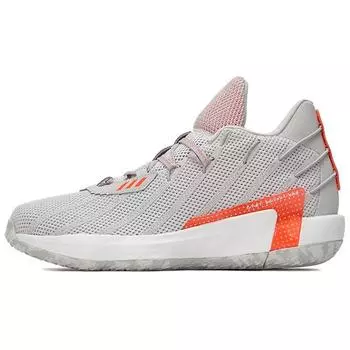 Adidas Мужские кроссовки Dame 7 GCA Standing Room Only Grey Grey-One Solar-Red G55176 40