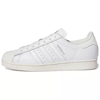 Adidas Мужские кроссовки Superstar ADV White Cracked Leather Cloud-White Chalk-White IG7575 42