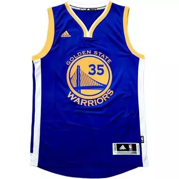 Adidas NBA Кевин Дюрант 35 Warriors Away Jersey Мужские майки Синий CC2856 XS