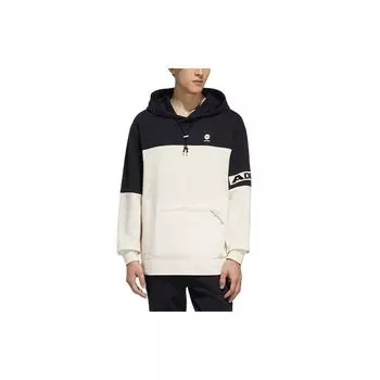 Adidas Neo Casual Sport Толстовка с капюшоном Мужские топы Бежевый HD7092 S