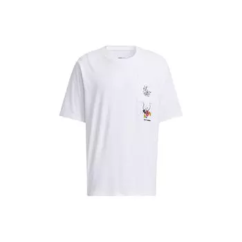 Adidas Neo Disney Микки Маус Футболка с рисунком Мужские футболки белые HF0454 XL
