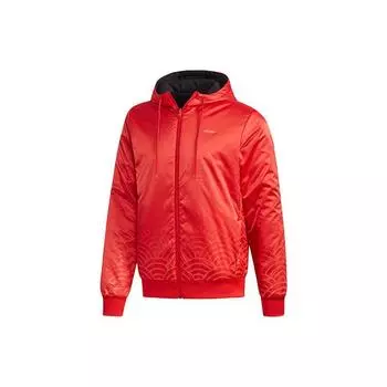 Adidas Neo Двусторонняя спортивная повседневная куртка Хлопковые мужские куртки Светло-малиновые EI4342