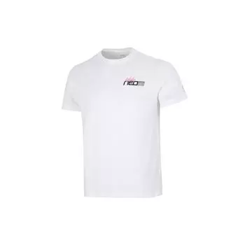 Adidas Neo Essential Logo Print Повседневная спортивная футболка с круглым вырезом Мужские топы Белые HN4741 L