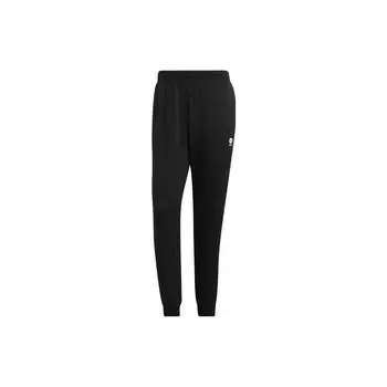 Adidas Neo FW22 Однотонные джоггеры с принтом логотипа в полоску и эластичным поясом на завязках, унисекс, черные HN6624 XXXL