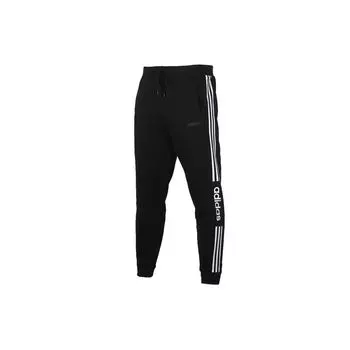 Adidas Neo Knit Drawstring Повседневные спортивные штаны Мужские брюки Черные FP7487